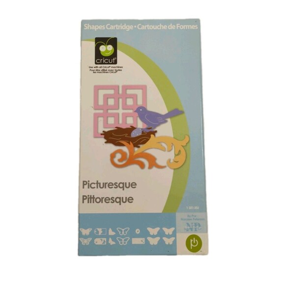 VTG 2009 Cricut Picturesque Shapes Cartridge By Provo Craft - Picture 1 of 16